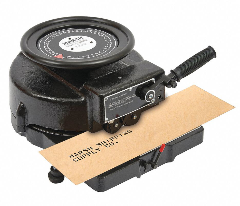 Marsh 68 mechanický stroj na šablóny