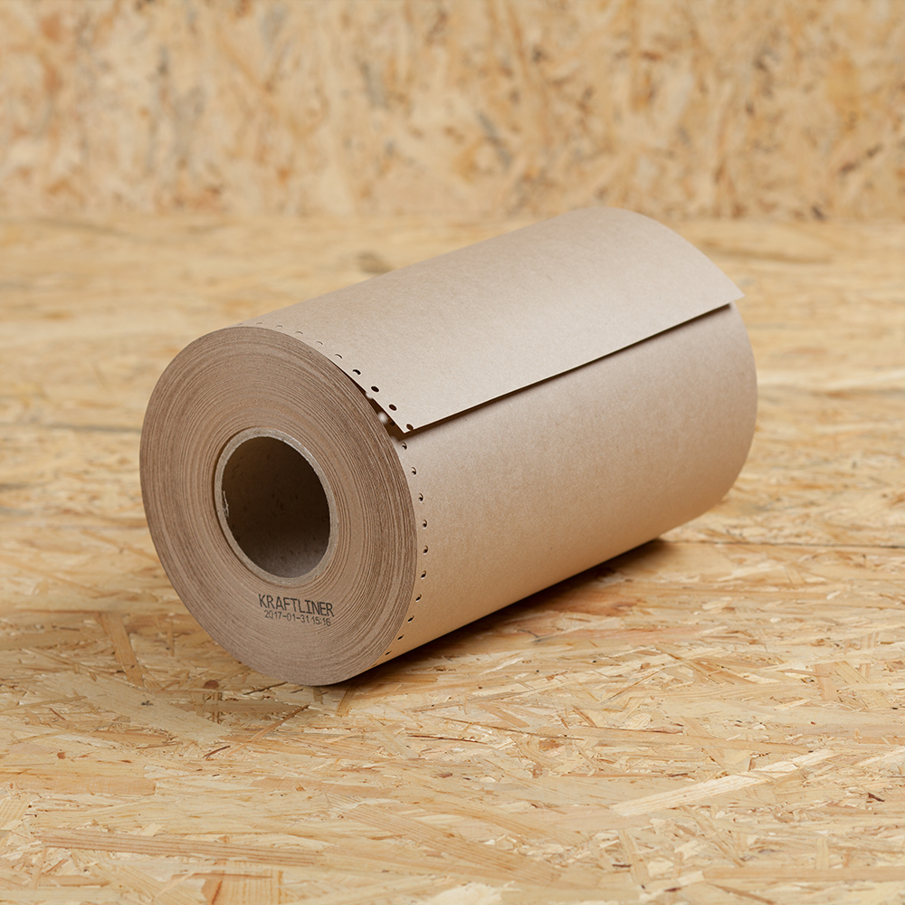 Prírodný papier na šablóny dierovaný rolka